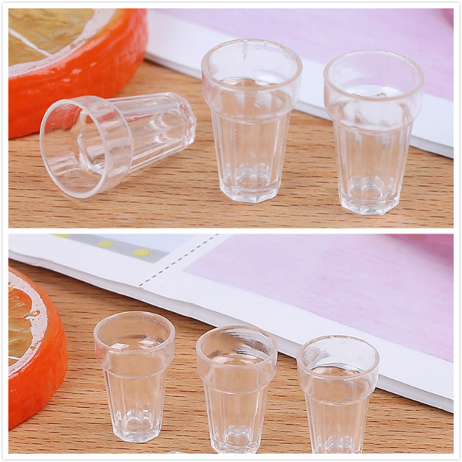 Model Kit Fantasy - 4pcs/set Resin Transparent Home Glass Model