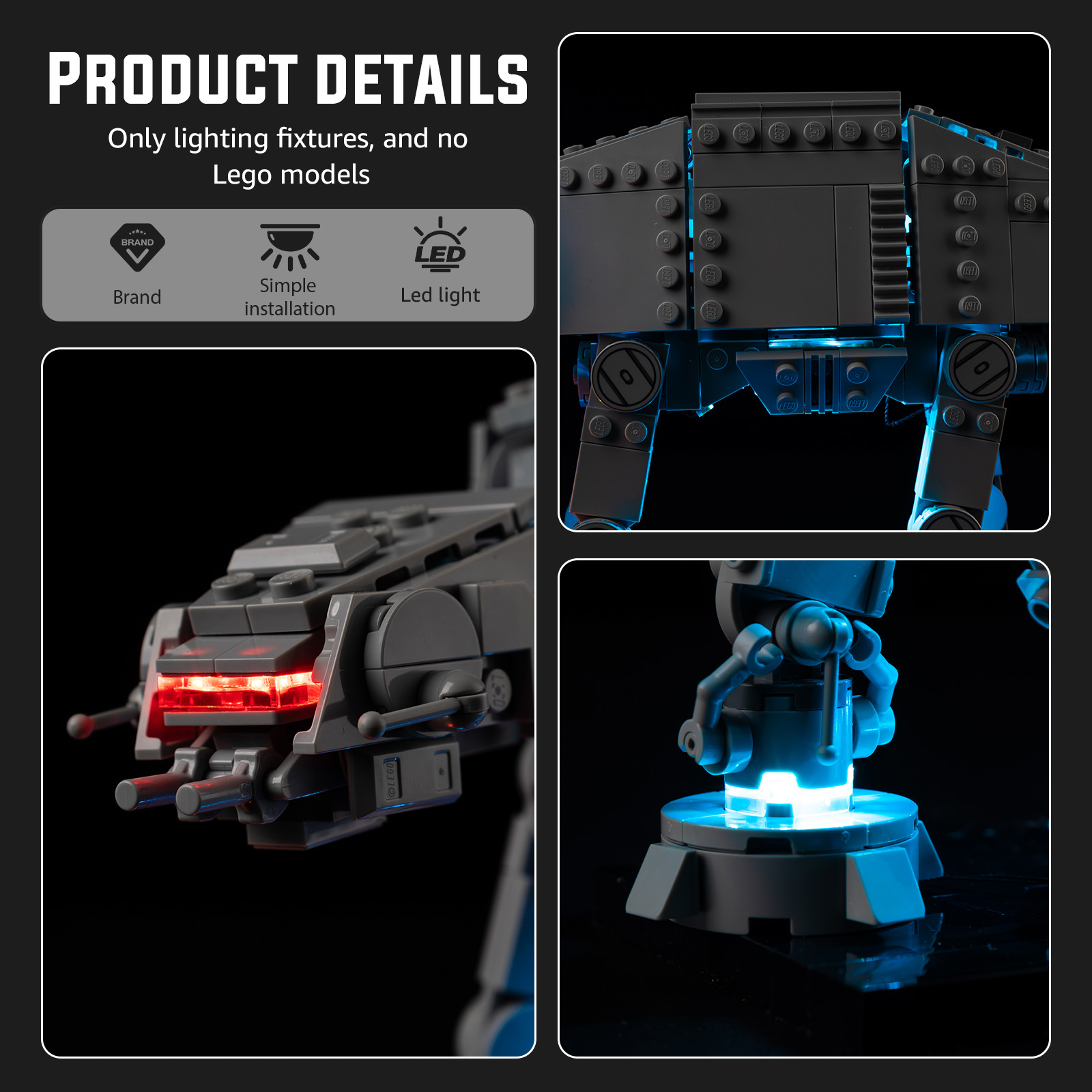 LED Light Set Suitable for Leg - Model Kit Fantasy 评论和价格