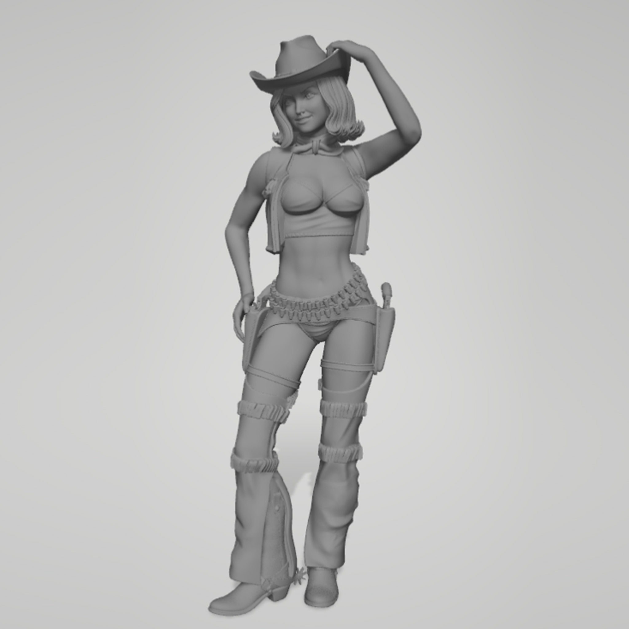 1/24 1/18 1/12 cowboy girl Una - Model Kit Anime Girl 评论和价格